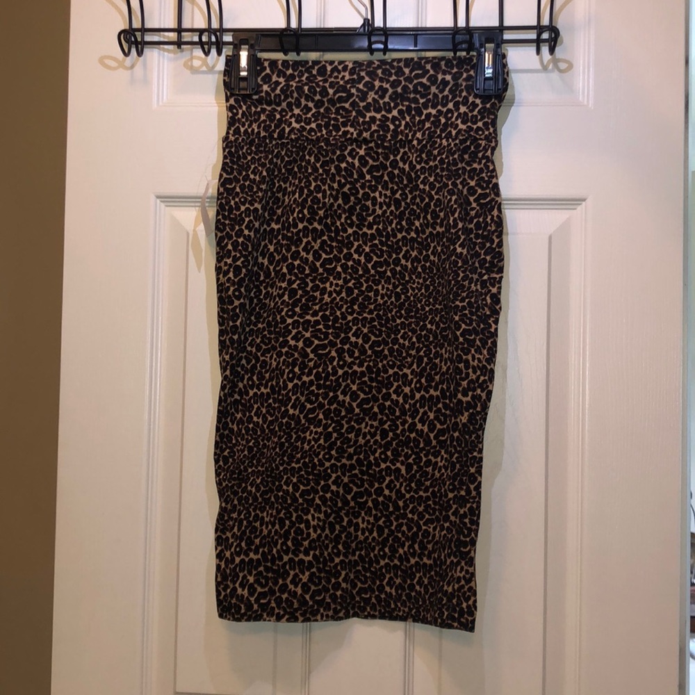 Charlotte Russe Cheetah Print Skirt